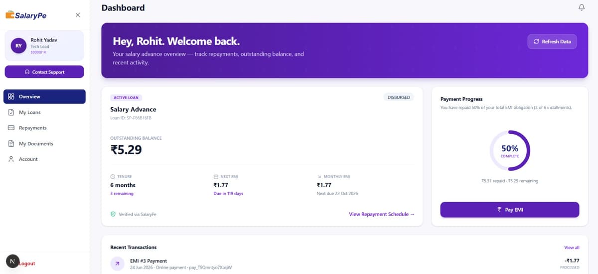 HR & Admin Panel with Custom Rules