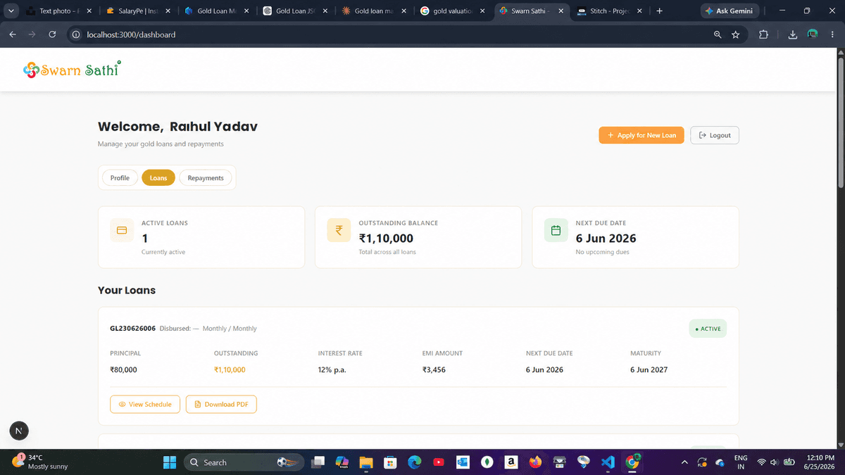 Loan Servicing & Branch Dashboard